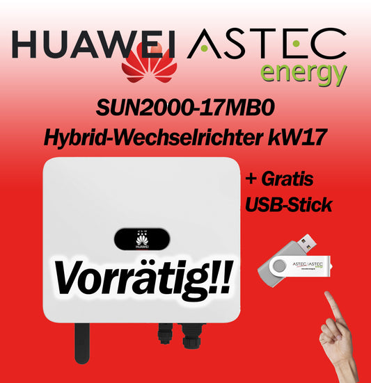 Huawei Solar Hybrid Wechselrichter 17kW Photovoltaik SUN2000 17K MB0
