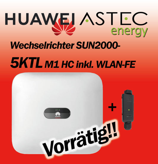 Huawei Wechselrichter SUN2000-5KTL M1 HC inkl. WLAN-FE Dongle