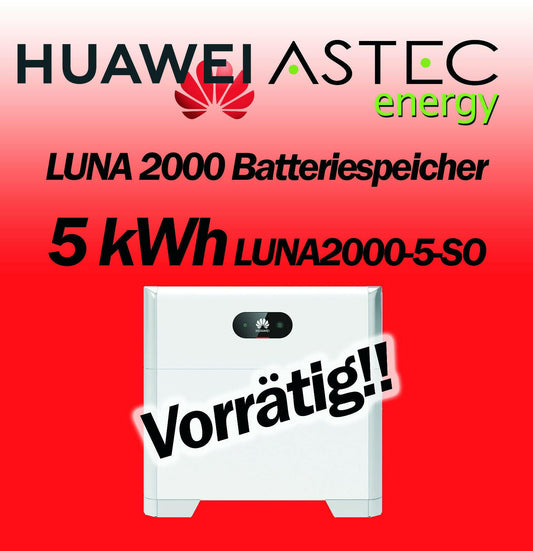 Huawei Luna 2000 Speicherpaket 5kWh Speicher Batterie 5-S0 Sun Luna2000 5-S0