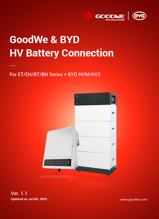 GoodWe GW 10KW-ET+ Hybrid Wechselrichter inkl. SmartMeter Dreiphasig BYD HVS/HVM