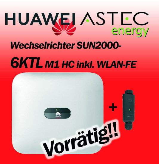 Huawei Wechselrichter SUN2000-6KTL M1 HC inkl. WLAN-FE Dongle