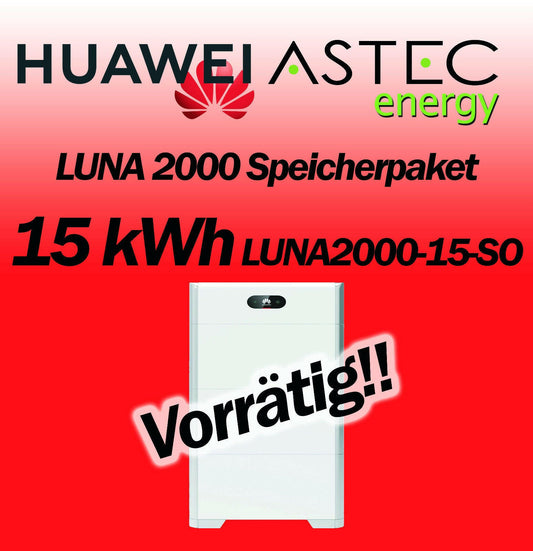 Huawei Luna 2000 Speicherpaket 15kWh Speicher Batterie 15-S0 Sun Luna2000 15-S0