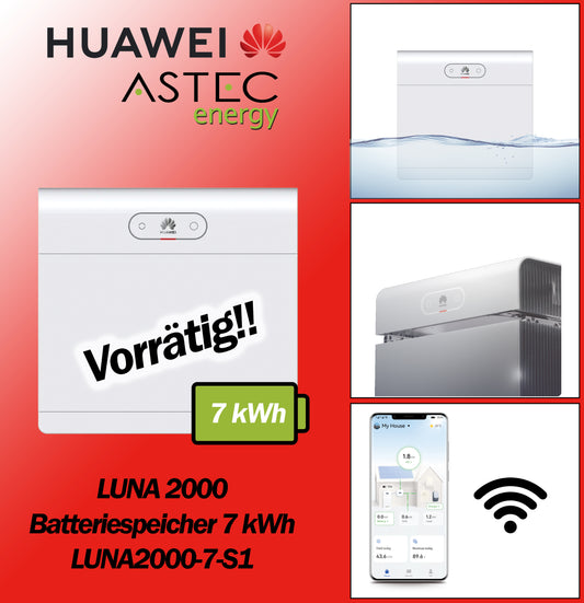 Huawei Luna2000-7-S1 - Speicher Batterie Akku 7 kW- Speicherpaket Luna2000