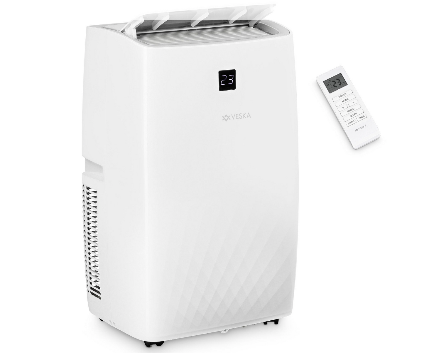 VESKA Klimagerät Klimaanlage Mobil 12000 BTU/h - 3.500 Watt