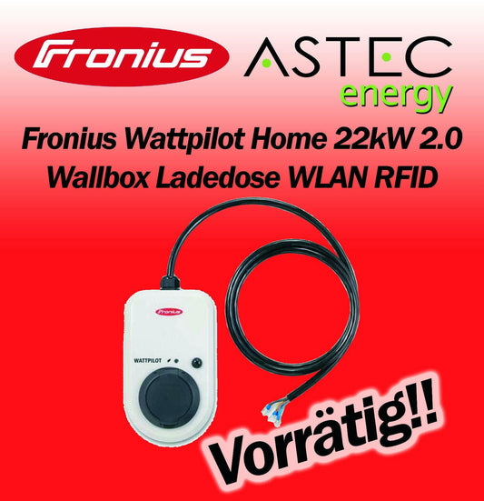 Fronius Wattpilot Home 22kW 2.0 Wallbox Ladedose WLAN RFID NEUES Modell
